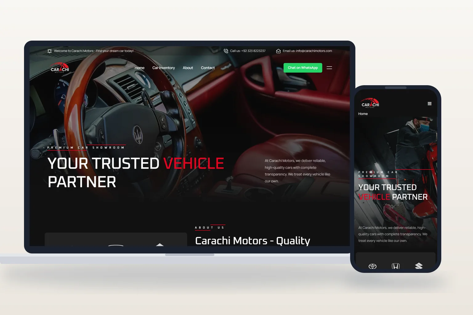 Carachi Motors — project screenshot
