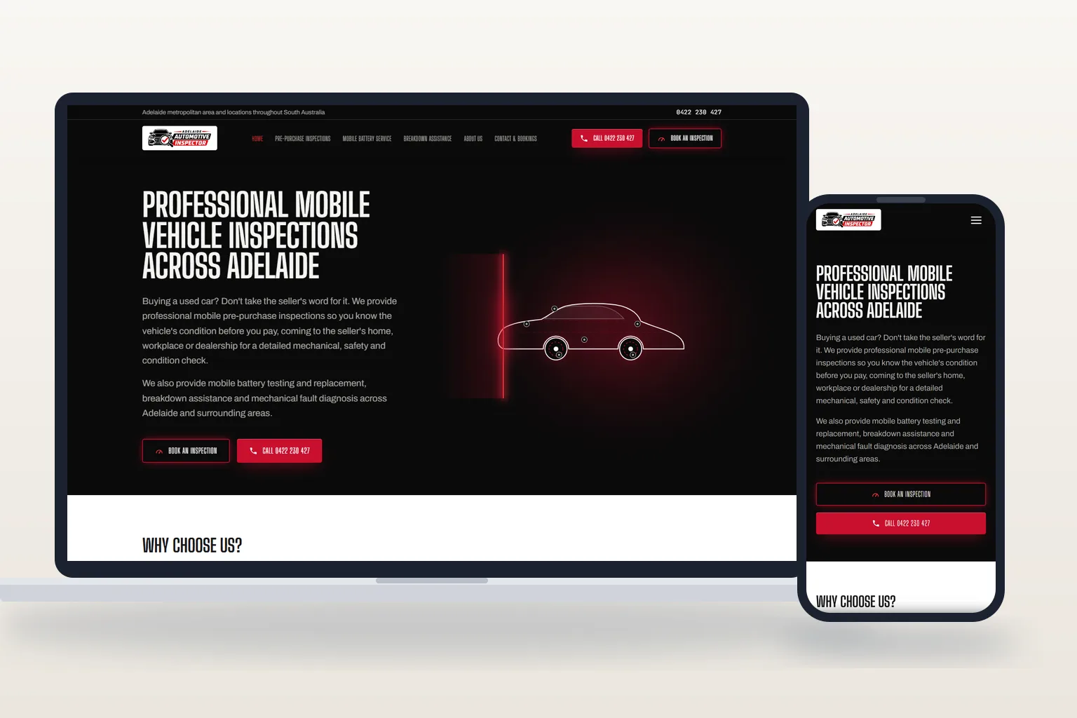 Adelaide Automotive Inspector — project screenshot