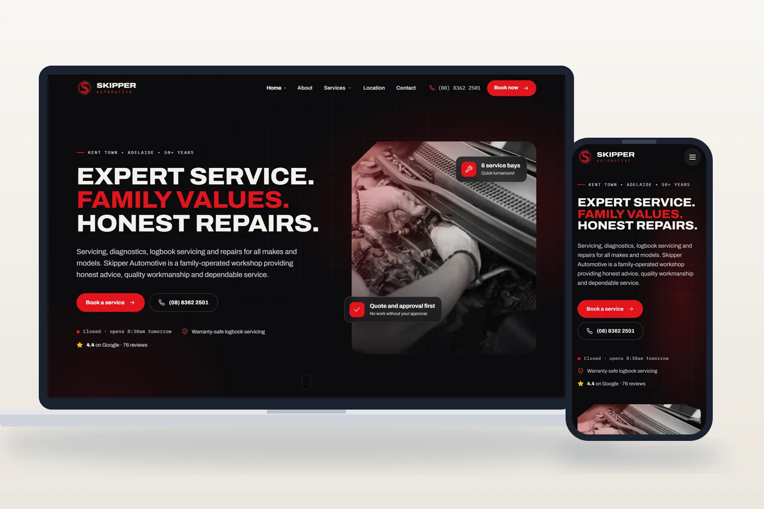 Skipper Automotive — project screenshot