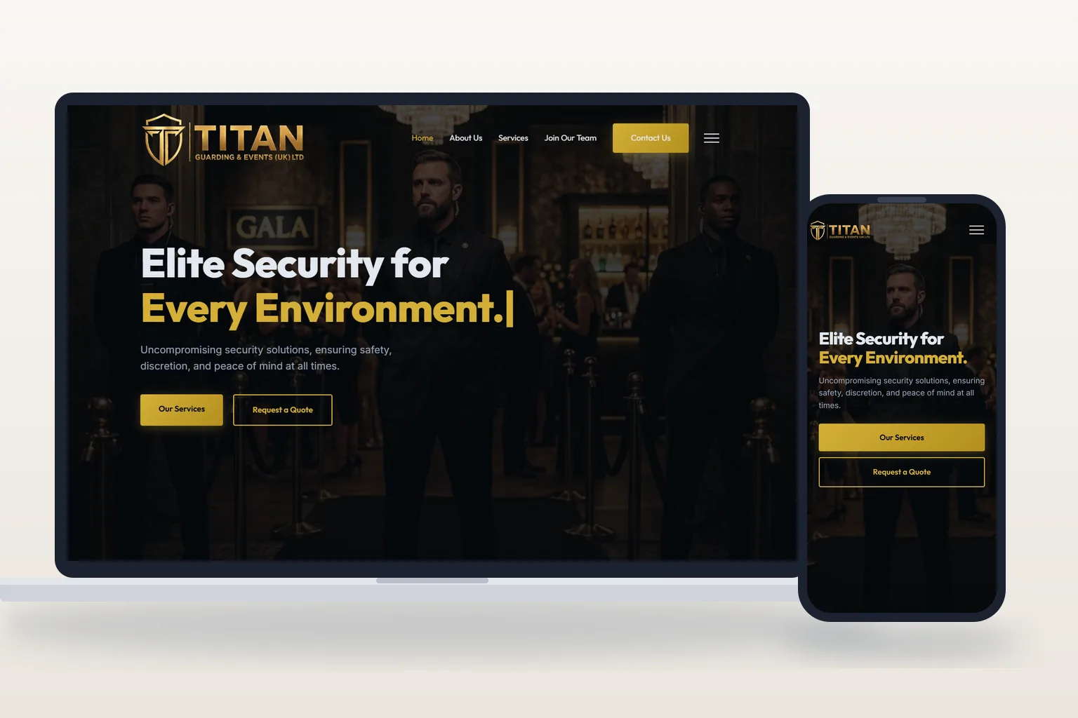 Titan Guarding & Events — project screenshot